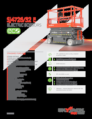 Gumikerekes ollós személyemelők Skyjack SJ4726E
