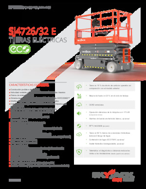 Gumikerekes ollós személyemelők Skyjack SJ4732E