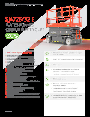 Gumikerekes ollós személyemelők Skyjack SJ4732E