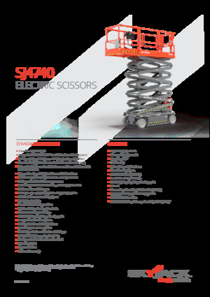 Gumikerekes ollós személyemelők Skyjack SJ4740 