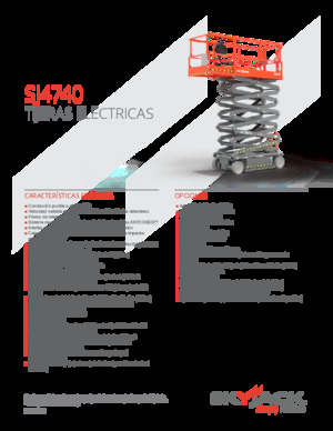 Gumikerekes ollós személyemelők Skyjack SJ4740 