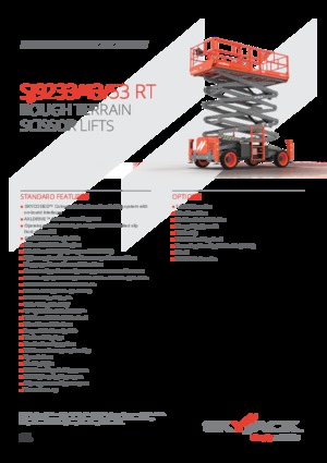 Gumikerekes ollós személyemelők Skyjack SJ9253 RT