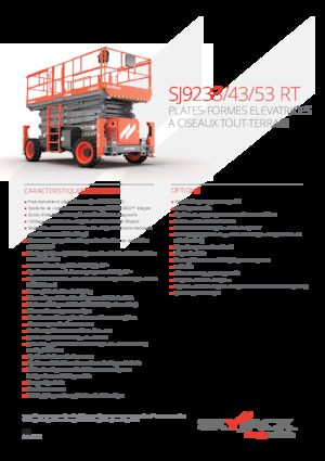 Gumikerekes ollós személyemelők Skyjack SJ9243 RT