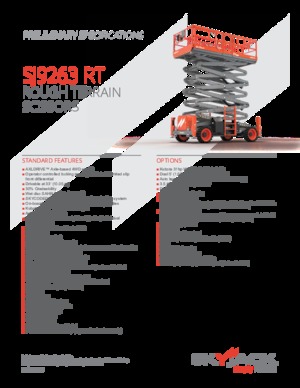 Gumikerekes ollós személyemelők Skyjack SJ9664RT 