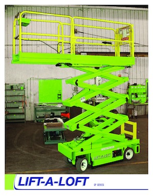 Gumikerekes ollós személyemelők Lift-A-Loft SPN13 - SPL