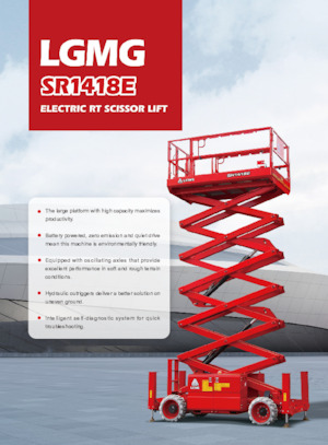 Gumikerekes ollós személyemelők LGMG  SR1418E 