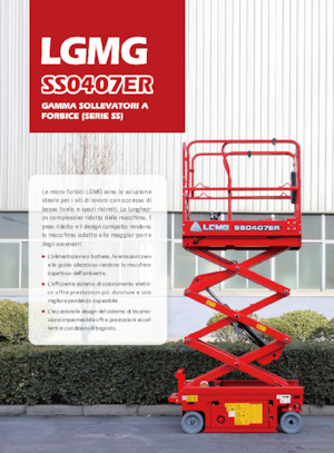 Gumikerekes ollós személyemelők LGMG  SS0407ER 