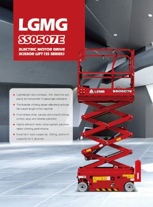 Gumikerekes ollós személyemelők LGMG  SS0507E 