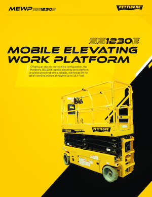 Gumikerekes ollós személyemelők Pettibone SS1230E