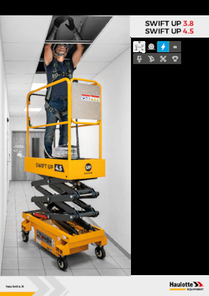 Gumikerekes ollós személyemelők Haulotte Swift Up 3.8