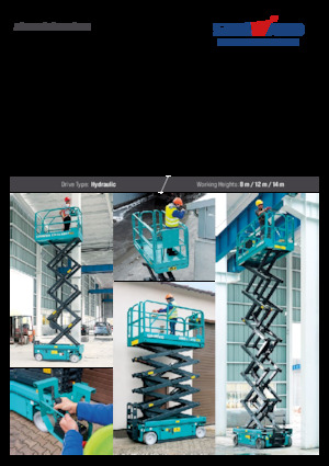 Gumikerekes ollós személyemelők Sunward SWSL 1412 HD