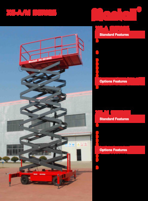 Gumikerekes ollós személyemelők Mantall XE-A140S