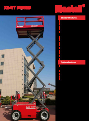 Gumikerekes ollós személyemelők Mantall XE140RT