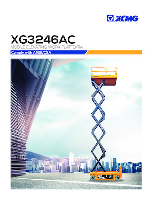 Gumikerekes ollós személyemelők XCMG XG3246AC 