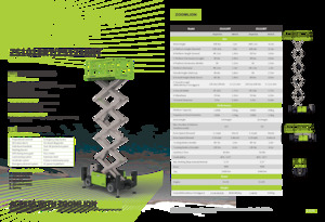 Gumikerekes ollós személyemelők Zoomlion ZS1218RT