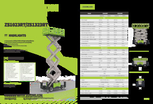 Gumikerekes ollós személyemelők Zoomlion ZS1323RT