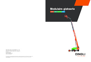 Gumikerekes töretőgémes munkaállványok Dingli BT24CERT2