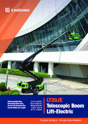 Gumikerekes töretőgémes munkaállványok Liugong LT20JE
