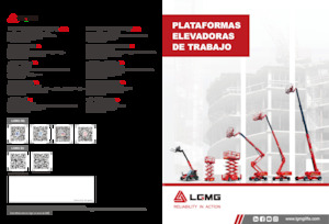 Gumikerekes töretőgémes munkaállványok LGMG  T34JE-2