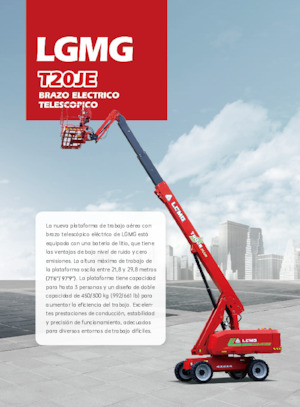 Gumikerekes töretőgémes munkaállványok LGMG  T20JE