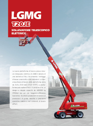 Gumikerekes töretőgémes munkaállványok LGMG  T20JE