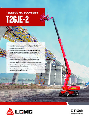 Gumikerekes töretőgémes munkaállványok LGMG  T26JE-2