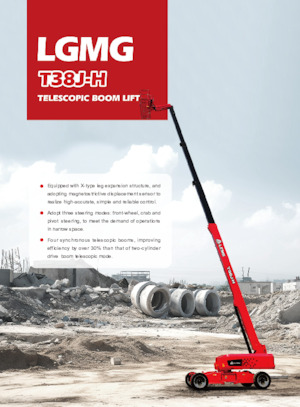 Gumikerekes töretőgémes munkaállványok LGMG  T38J-H