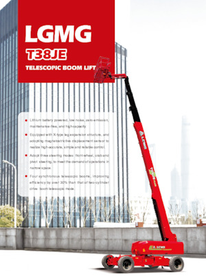 Gumikerekes töretőgémes munkaállványok LGMG  T38JE