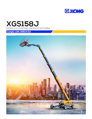 Gumikerekes töretőgémes munkaállványok XCMG XGS158J 