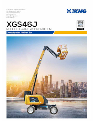 Gumikerekes töretőgémes munkaállványok XCMG XGS46J