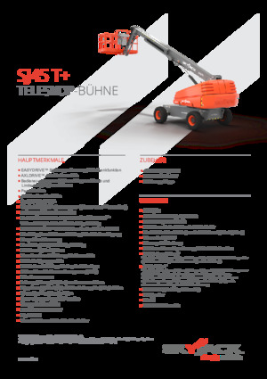 Gumikerekes töretőgémes munkaállványok Skyjack SJ 45 T+