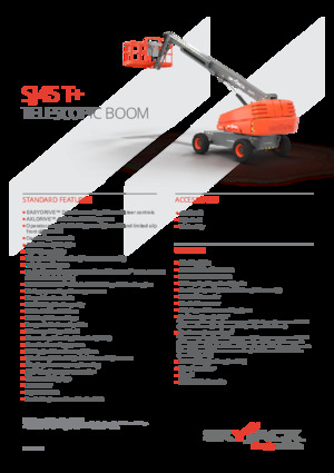 Gumikerekes töretőgémes munkaállványok Skyjack SJ 45 T+