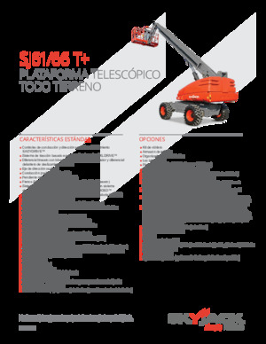 Gumikerekes töretőgémes munkaállványok Skyjack SJ 66 T+