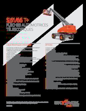 Gumikerekes töretőgémes munkaállványok Skyjack SJ 66 T+