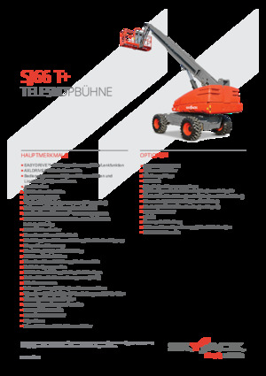 Gumikerekes töretőgémes munkaállványok Skyjack SJ 66 T+