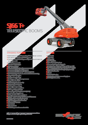 Gumikerekes töretőgémes munkaállványok Skyjack SJ 66 T+