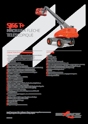 Gumikerekes töretőgémes munkaállványok Skyjack SJ 66 T+