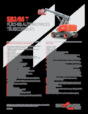 Gumikerekes töretőgémes munkaállványok Skyjack SJ 82 T