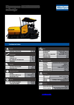 Gumikerekes finiserek Dynapac SD 2500 WS