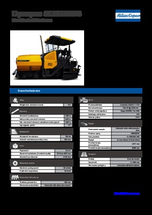 Gumikerekes finiserek Dynapac SD 2500 WS