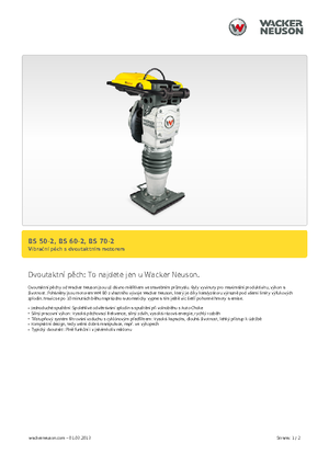 Benzines és dízel dönglők Wacker BS 60-2, 11