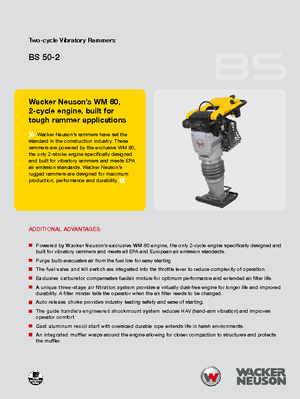 Benzines és dízel dönglők Wacker Neuson BS 50-2 10
