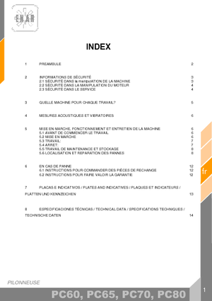 Benzines és dízel dönglők Enar PC 65 R2T