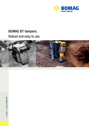 Benzines és dízel dönglők Bomag BT 60/4