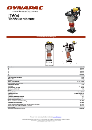 Benzines és dízel dönglők Dynapac LT 604-9