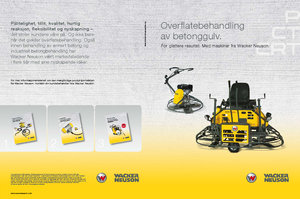 Gyalogkiséretű simítók Wacker Neuson CT 36-8 A