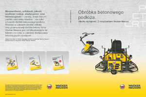 Gyalogkiséretű simítók Wacker Neuson CT 36-5 A