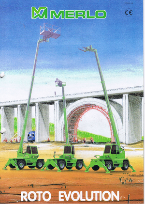Forgó felsővázas teleszkóps rakodók Merlo Roto 50.10 EV