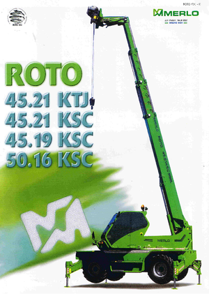 Forgó felsővázas teleszkóps rakodók Merlo Roto 45.21 KSC