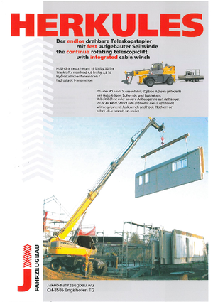 Forgó felsővázas teleszkóps rakodók Herkules TD 45210